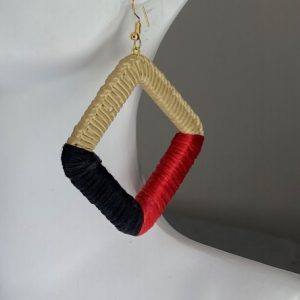 گوشواره لوزی بزرگ