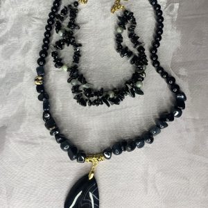 گردنبند عقیق سلیمانی