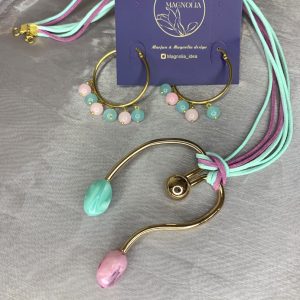 ست گردنبند و گوشواره مدل تارا
