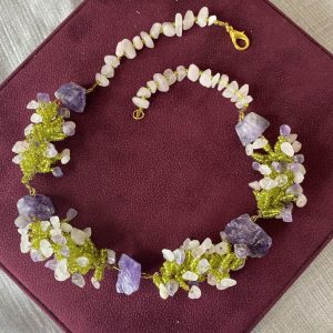 گردنبند طرح شکوفه