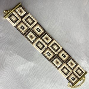 دستبند میوکی نسکافه ای قهوه ای