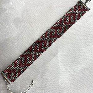 دستبند میوکی زرشکی