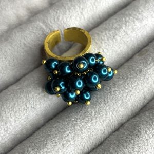 انگشتر شگی مروارید سبز کله غازی