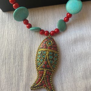 گردنبند ماهی تبتی