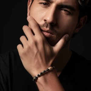 ست مردانه گردنبند و دستبند تبتی