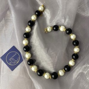 نیم ست چوکر و گوشواره مروارید