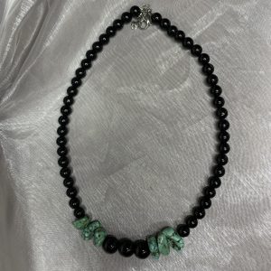 گردنبند اونیکس و فیروزه